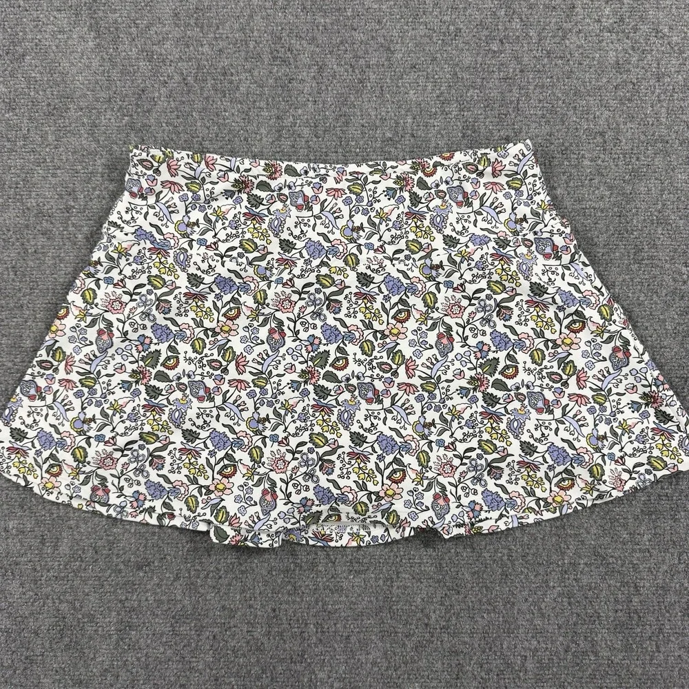 Smith & Quinn Skort Womens Medium Floral Print Skirt Active Lined Golf Tennis